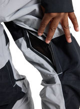 BURTON Kid's Skylar 2L Bib Snow Pants Silver Sconce 2026 Youth Snow Pants Burton 