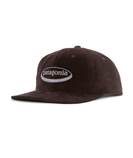 PATAGONIA Corduroy Cap 95' Oval Logo Den Brown Men's Hats Patagonia 