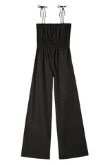 BRIXTON Women's Eden Smocked Jumpsuit Black Women's Rompers & Jumpsuits Brixton 