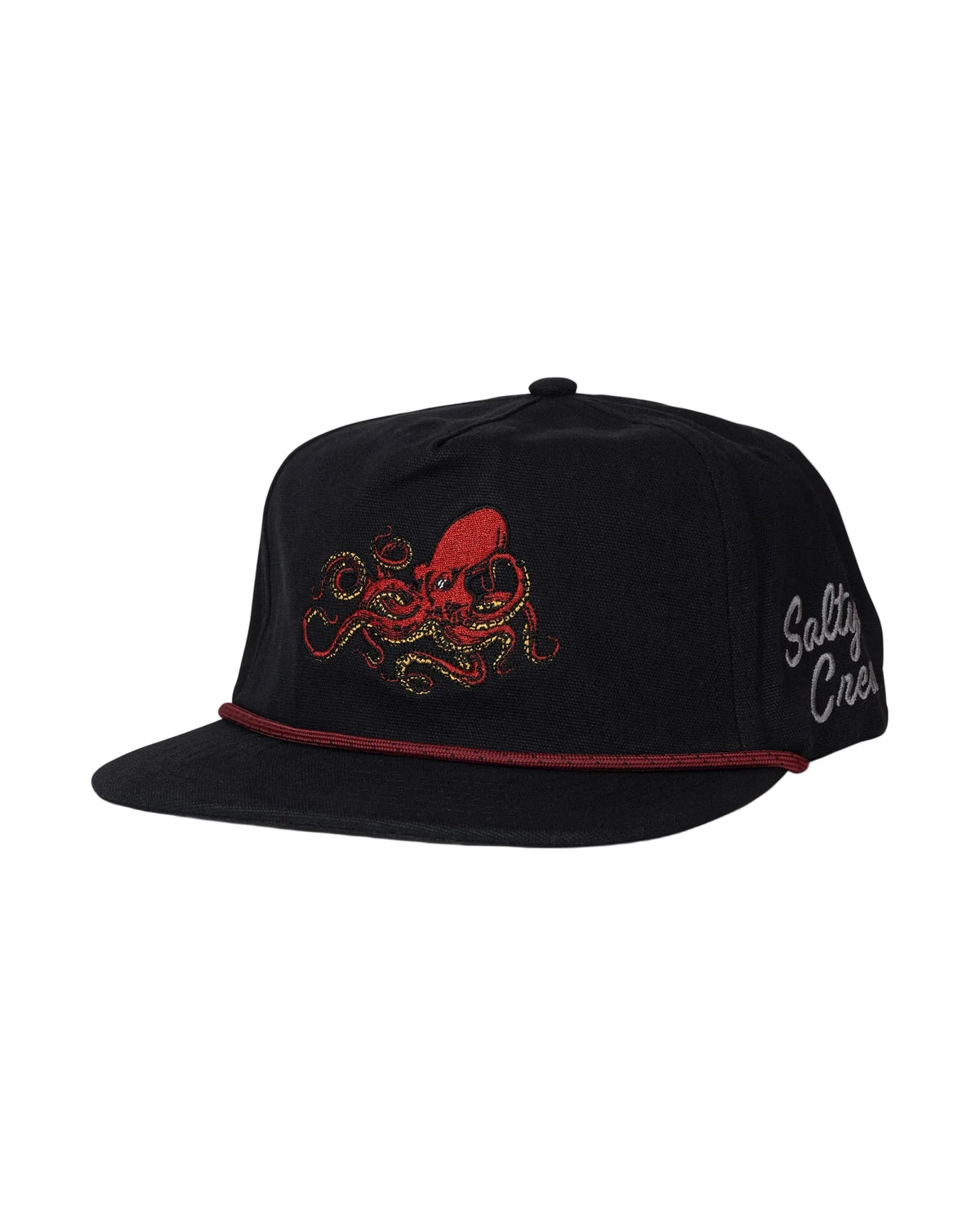 SALTY CREW Coastal Snapback Hat Black Men's Hats Salty Crew 