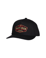 SALTY CREW Tailfin Snapback Hat Black Men's Hats Salty Crew 