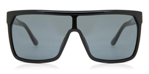 SPY Flynn Black/Matte Black - Happy Gray Green Sunglasses Sunglasses Spy 