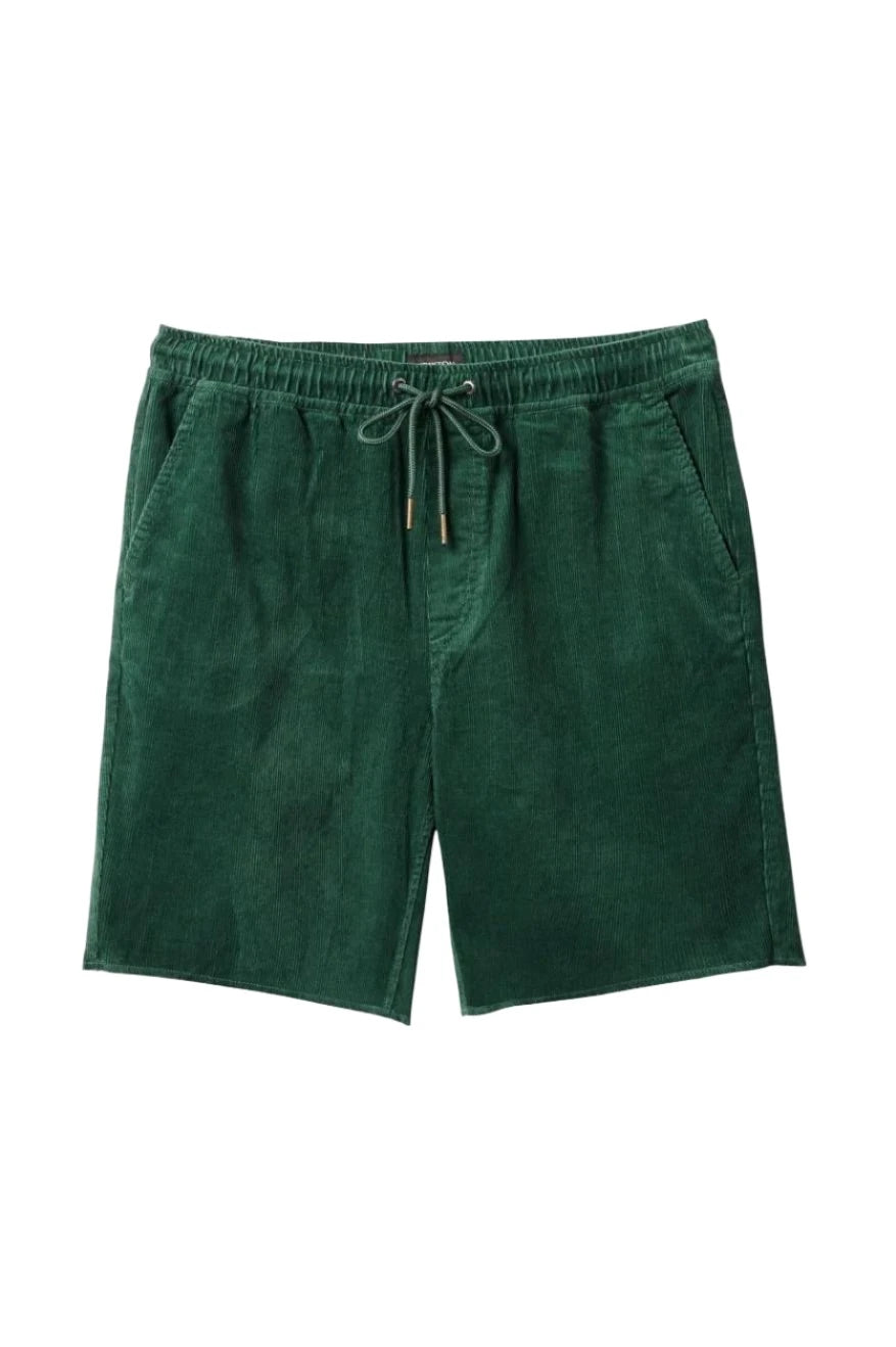BRIXTON Madrid II Corduroy Shorts Trekking Green Cord Men's Walkshorts Brixton 