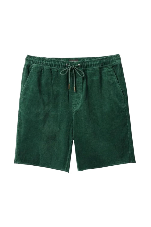 BRIXTON Madrid II Corduroy Shorts Trekking Green Cord Men's Walkshorts Brixton 