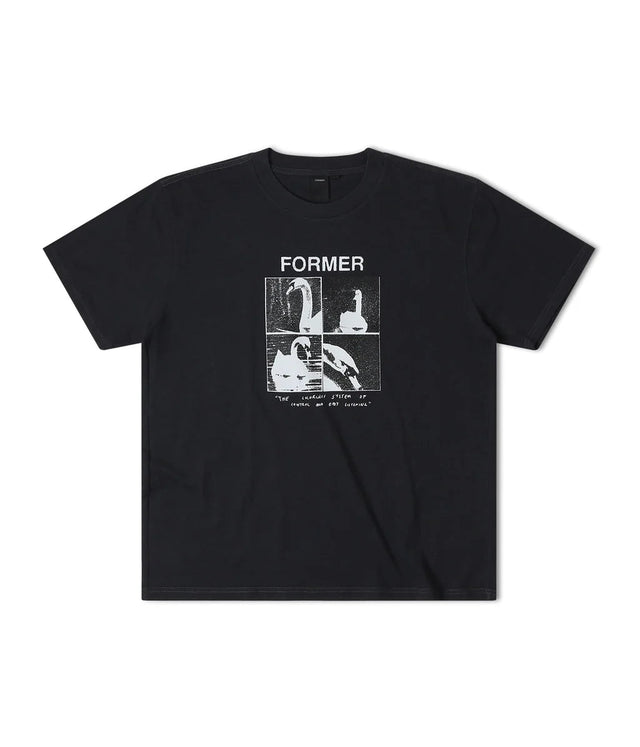 FORMER Cygnet T-Shirt Black Men's Short Sleeve T-Shirts Former 