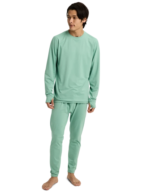 BURTON Midweight Crewneck Base Layer Soft Sage Men's Base Layers Burton 