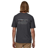 PATAGONIA 73' Skyline Organic T-Shirt Ink Black Men's Short Sleeve T-Shirts Patagonia 