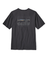 PATAGONIA 73' Skyline Organic T-Shirt Ink Black Men's Short Sleeve T-Shirts Patagonia 
