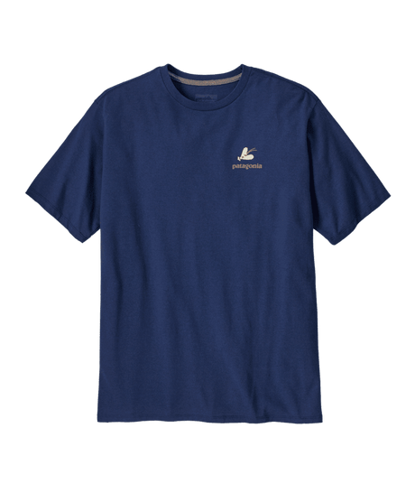 PATAGONIA Take a Stand Responsibili-Tee T-Shirt Pine Stream: Clement Blue Men's Short Sleeve T-Shirts Patagonia 