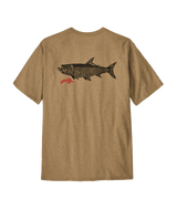 PATAGONIA Take A Stand Responsibili-Tee T-Shirt Salty Roach/Bobcat Brown Men's Short Sleeve T-Shirts Patagonia 