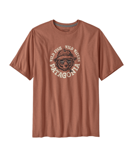 PATAGONIA Take a Stand Responsibili-Tee T-Shirt Sienna Clay Men's Short Sleeve T-Shirts Patagonia 