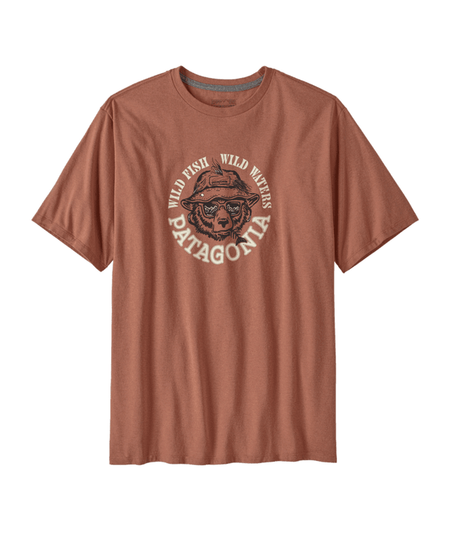 PATAGONIA Take a Stand Responsibili-Tee T-Shirt Sienna Clay Men's Short Sleeve T-Shirts Patagonia 