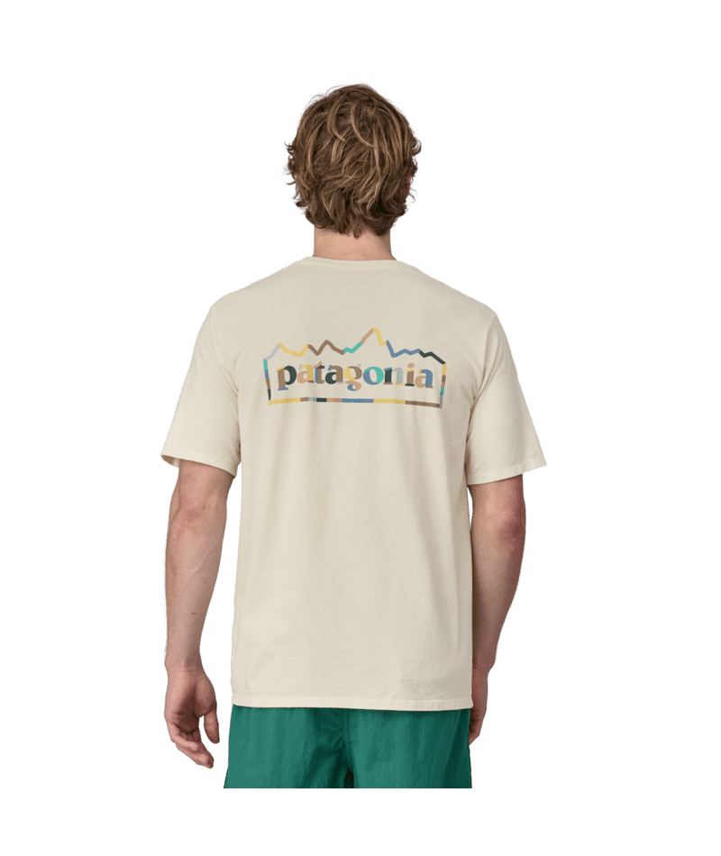 PATAGONIA Unity Fitz Responsibili-Tee T-Shirt Birch White Men's Short Sleeve T-Shirts Patagonia 