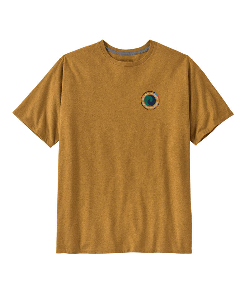 PATAGONIA Unity Fitz Responsibili-Tee T-Shirt Birch Pufferfish Gold Men's Short Sleeve T-Shirts Patagonia 