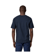 PATAGONIA '73 Text Logo Organic T-Shirt New Navy Men's Short Sleeve T-Shirts Patagonia 