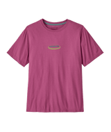 PATAGONIA '95 Oval Logo T-Shirt Faded Magenta Men's Short Sleeve T-Shirts Patagonia 