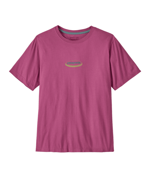 PATAGONIA '95 Oval Logo T-Shirt Faded Magenta Men's Short Sleeve T-Shirts Patagonia 