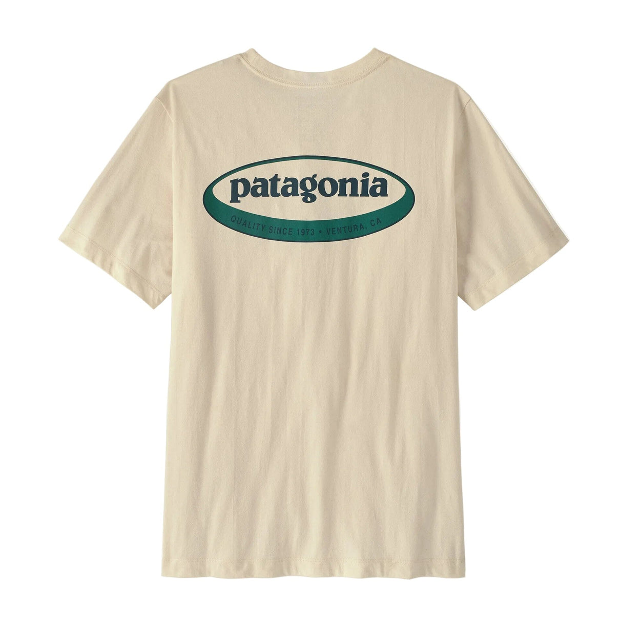 PATAGONIA '95 Oval Logo T-Shirt Undyed Natural Men's Short Sleeve T-Shirts Patagonia 