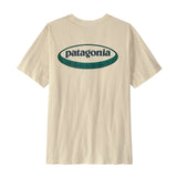 PATAGONIA '95 Oval Logo T-Shirt Undyed Natural Men's Short Sleeve T-Shirts Patagonia 