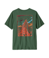 PATAGONIA Cloud Crag T-Shirt Canopy Green Men's Short Sleeve T-Shirts Patagonia 