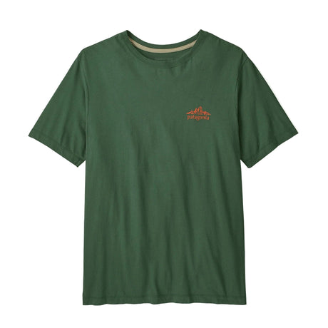 PATAGONIA Cloud Crag T-Shirt Canopy Green Men's Short Sleeve T-Shirts Patagonia 
