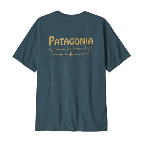 PATAGONIA Water People Banner T-Shirt Summit Blue Men's Short Sleeve T-Shirts Patagonia 