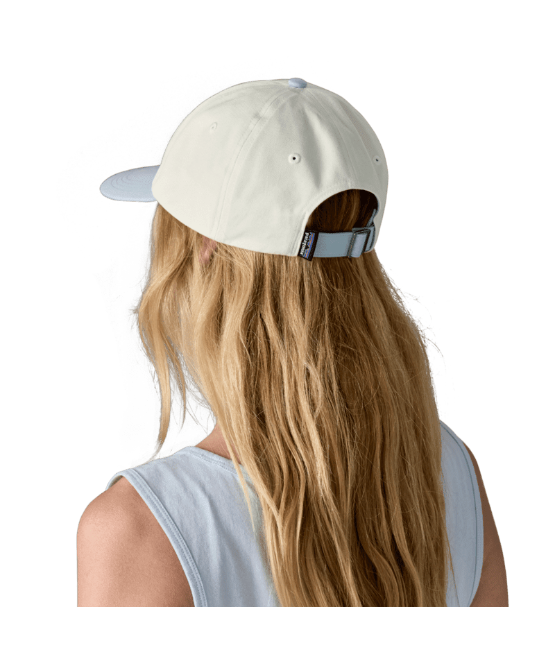 PATAGONIA P-6 Label Trad Cap Birch White/Fleck Blue Men's Hats Patagonia 