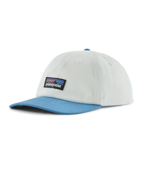 PATAGONIA P-6 Label Trad Cap Birch White/Shore Blue Men's Hats Patagonia 