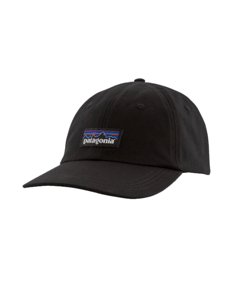 PATAGONIA P-6 Label Trad Cap Black Men's Hats Patagonia 