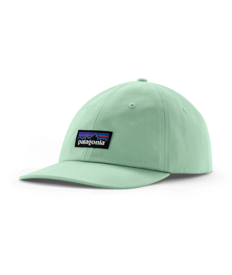 PATAGONIA P-6 Label Trad Cap Rinsed Green Men's Hats Patagonia 