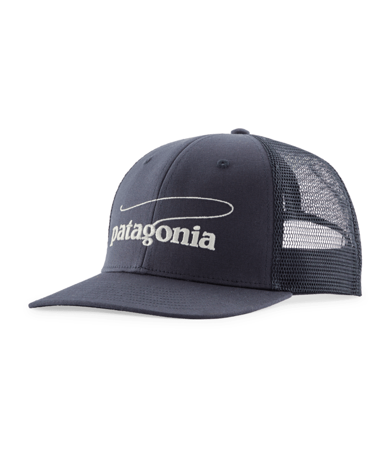 PATAGONIA Take a Stand Trucker Hat Casting Logo/Smolder Blue Men's Hats Patagonia 