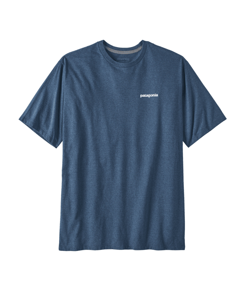 PATAGONIA P-6 Logo Responsibili-Tee T-Shirt Utility Blue Men's Short Sleeve T-Shirts Patagonia 