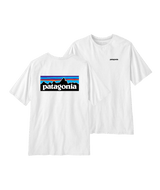 PATAGONIA P-6 Logo Responsibili-Tee T-Shirt White Men's Short Sleeve T-Shirts Patagonia 