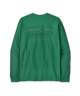 PATAGONIA P-6 Logo Long Sleeve T-Shirt P-6 Outline/Heartleaf Green Men's Long Sleeve T-Shirts Patagonia 