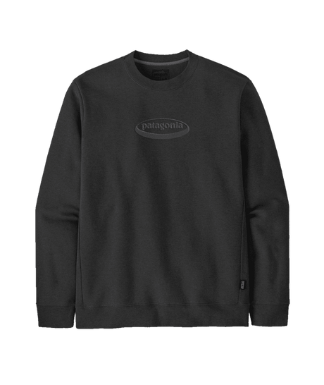 PATAGONIA '95 Oval Logo Uprisal Crewneck Sweatshirt Black Men's Crewnecks Patagonia 