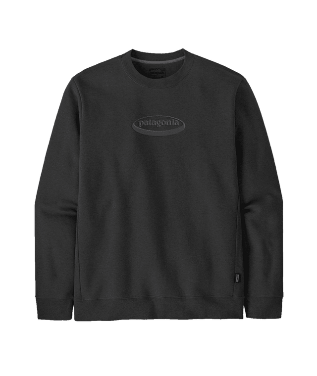 PATAGONIA '95 Oval Logo Uprisal Crewneck Sweatshirt Black Men's Crewnecks Patagonia 