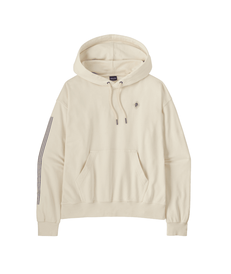 PATAGONIA Women's Hut Tripper Icon Daily Hoody Wool White Women's Pullover Hoodies Patagonia 