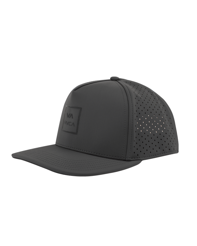 RVCA VA Weld Snapback Hat Black Men's Hats RVCA 