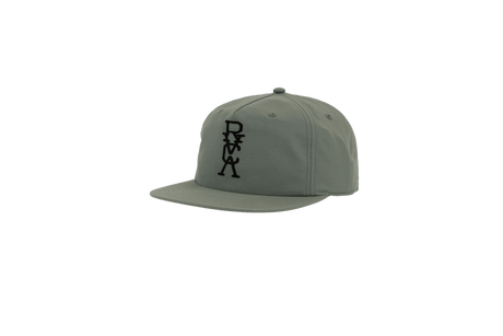 RVCA Vertical Snapback Hat Ranger Green Men's Hats RVCA 