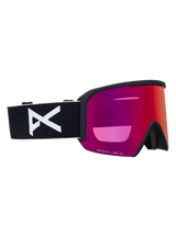 ANON Nesa Black - Perceive Perceive Sunny Red + Perceive Cloudy Burst + MFI Face Mask Snow Goggle Snow Goggles Anon 
