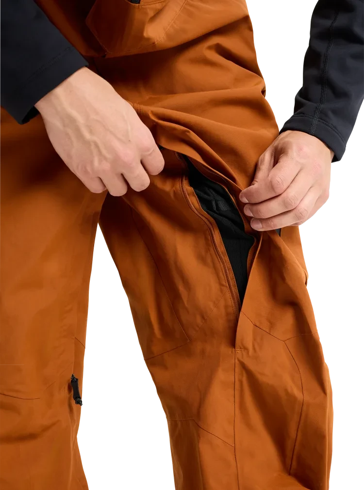 BURTON [ak] Cyclic GORE-TEX 2L Bib Snow Pants Chestnut Brown 2026 Men's Snow Bib Pants Burton 