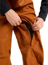 BURTON [ak] Cyclic GORE-TEX 2L Bib Snow Pants Chestnut Brown 2026 Men's Snow Bib Pants Burton 