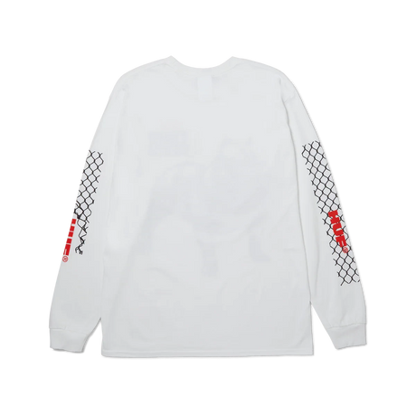 HUF 4 The Dawgs Long Sleeve T-Shirt White Men's Long Sleeve T-Shirts Huf 