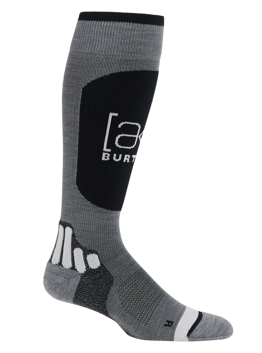 BURTON [ak] Endurance Snow Socks Grey Heather Men's Snowboard Socks Burton 