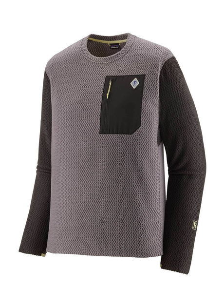 PATAGONIA R1 Air Fleece Crewneck May Gray Men's Insulators Patagonia 