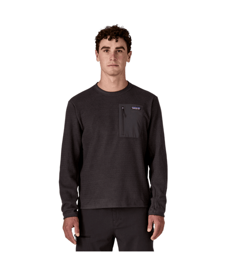 PATAGONIA R1 Air Fleece Crewneck Black Men's Insulators Patagonia 