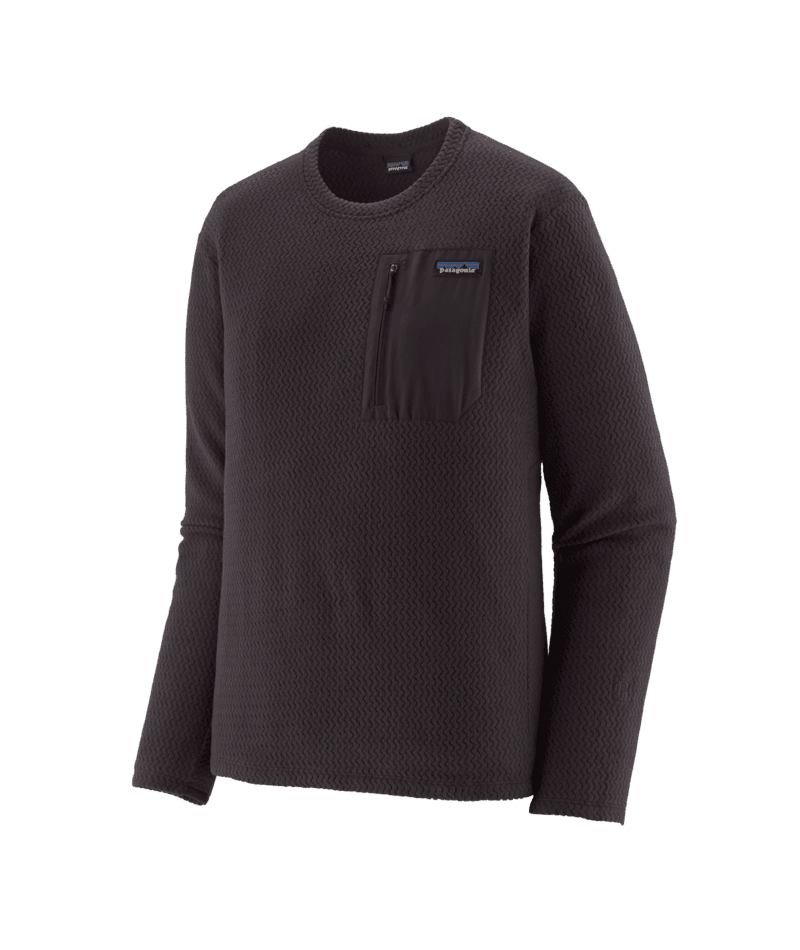 PATAGONIA R1 Air Fleece Crewneck Black Men's Insulators Patagonia 