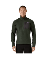 PATAGONIA R1 Air Fleece Zip-Neck Old Growth Green Men's Sweaters Patagonia 
