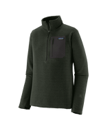 PATAGONIA R1 Air Fleece Zip-Neck Old Growth Green Men's Sweaters Patagonia 