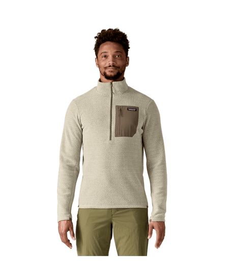 PATAGONIA R1 Air Fleece Zip-Neck Pelican Men's Sweaters Patagonia 